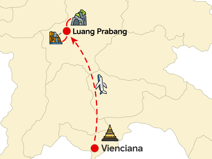 Vienciana e Luang Prabang 5 dias